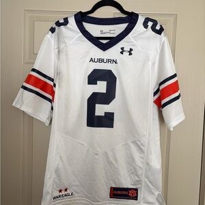 Under Armour Men's White and Navy Jersey